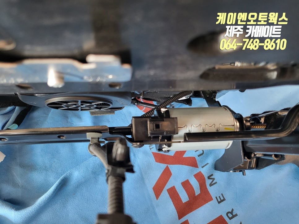 제주 스포티지NQ5 운전석 메모리시트 작업 (도어트림 가공 스위치 이식) / 제주시 오라삼동