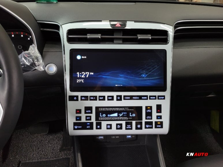 투싼NX4 순정 네비게이션 장착 장착 및 후방 카메라 연동 / 전주 덕진동