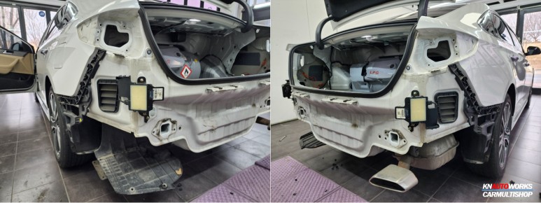 LF쏘나타 후측방 경보시스템(BSD) 시공 / 전주 덕진동