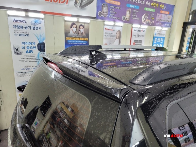 모하비 구형 폴대 안테나 순정 샤크안테나로 교체 / 전주 덕진동