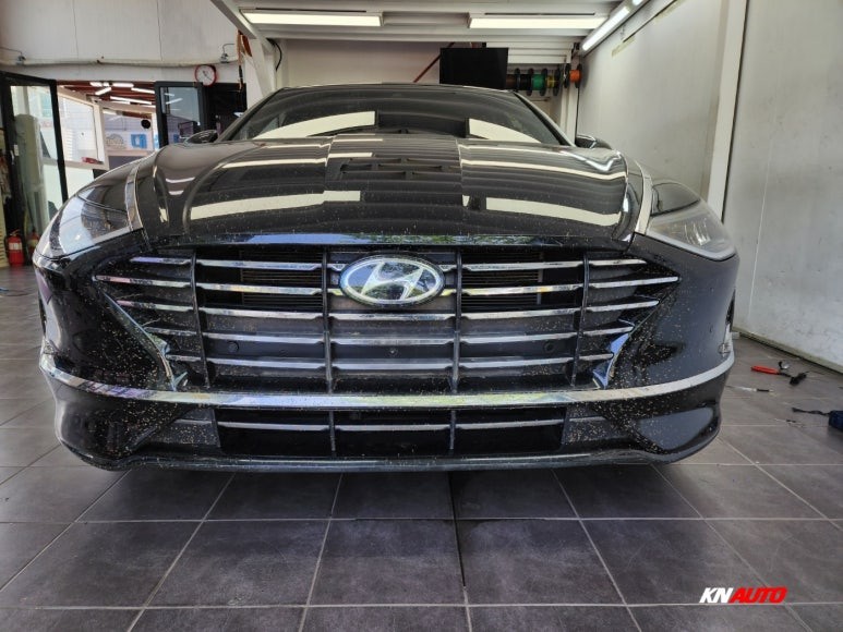 자동차 전방센서, 쏘나타 DN8 전방감지기 PDW 주차 보조 옵션 순정 작업 / 전주 덕진동