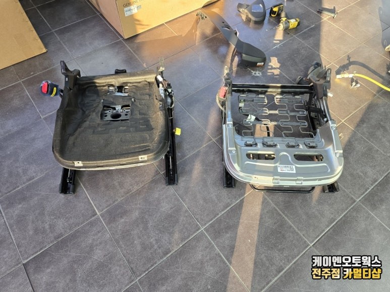 아반떼 AD 운전석 수동시트를 순정 메모리시트 IMS 교체 업그레이드 / 전주 덕진동