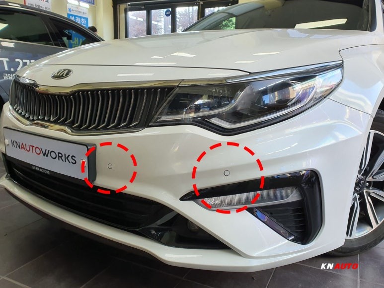 전주 순정튜닝 전방감지센서 장착 / K5 튜닝 / 전주 덕진동