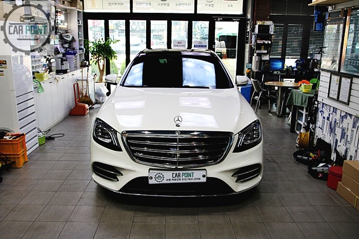 벤츠 S350 썬팅 시공, 레이노 크로마 9, 수원 수입차 썬팅 전문점, 수원 레이노 전문 시공점 / 수원 권선