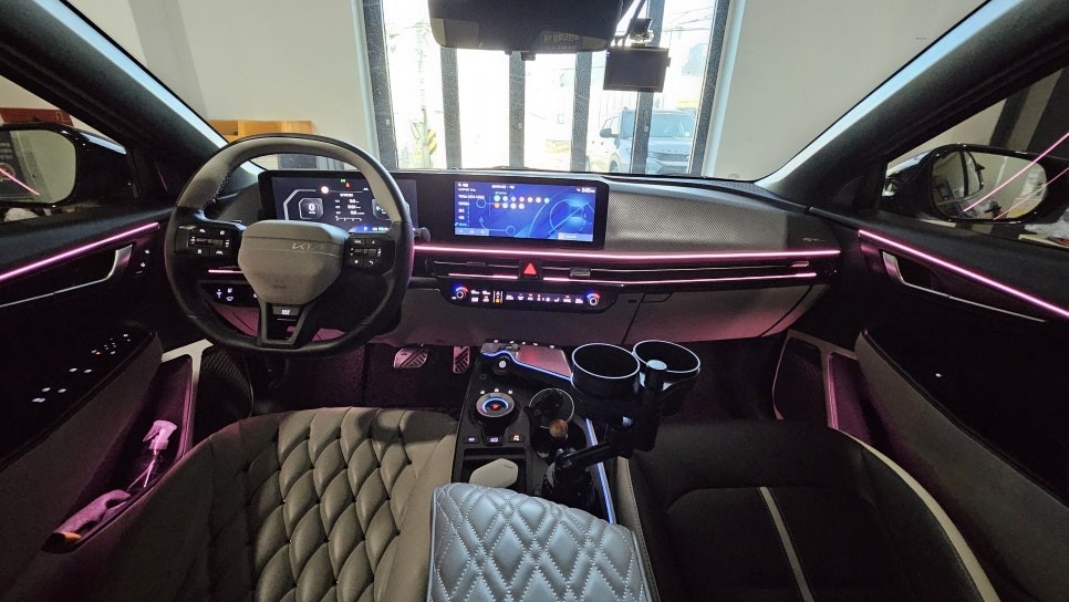 광주 EV6 엠비언트 라이트 시공, 전기차 시공시 꼭 확인해야 할 사항! / 광주 북구