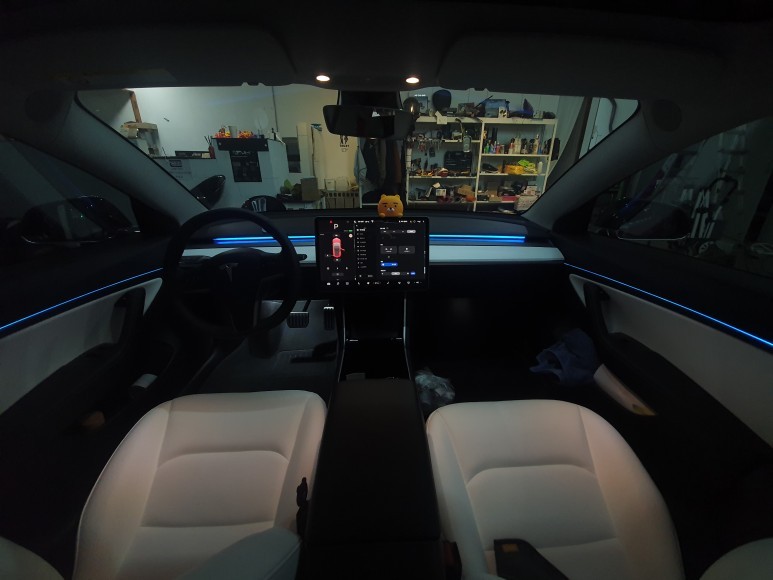 테슬라 모델3 전용 순정형 엠비언트 By.구미 디지나인 커스텀 / 구미, 대구