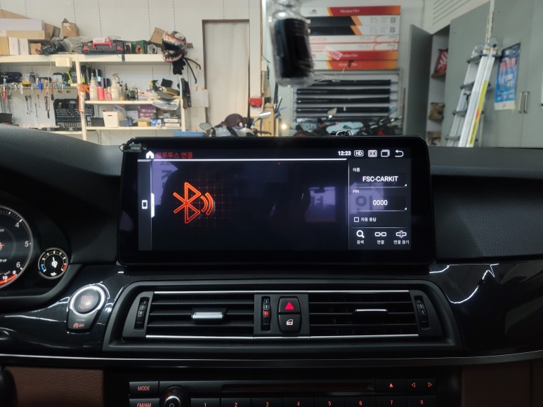 BMW F10 520d 안드로이드올인원 시공 / 구미, 대구