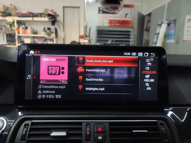 BMW F10 520d 안드로이드올인원 시공 / 구미, 대구