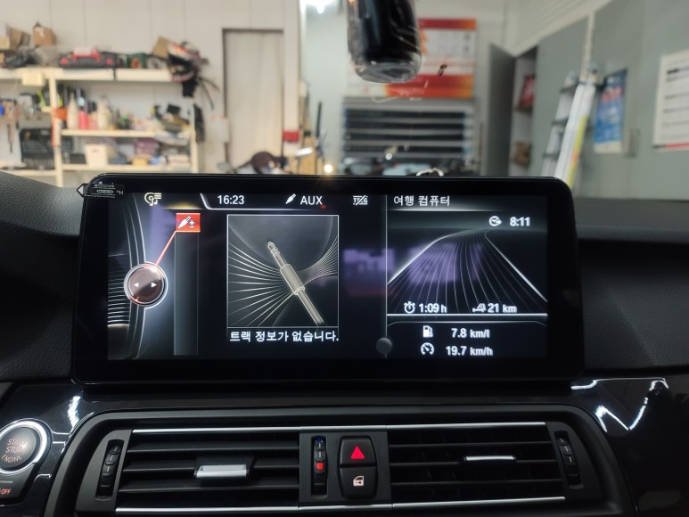 BMW F10 520d 안드로이드올인원 시공 / 구미, 대구