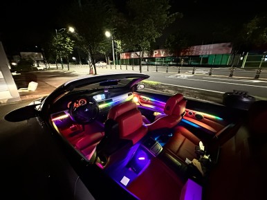 구미 BMW 335I 컨버터블 에이비클 엠비언트라이트 시공기