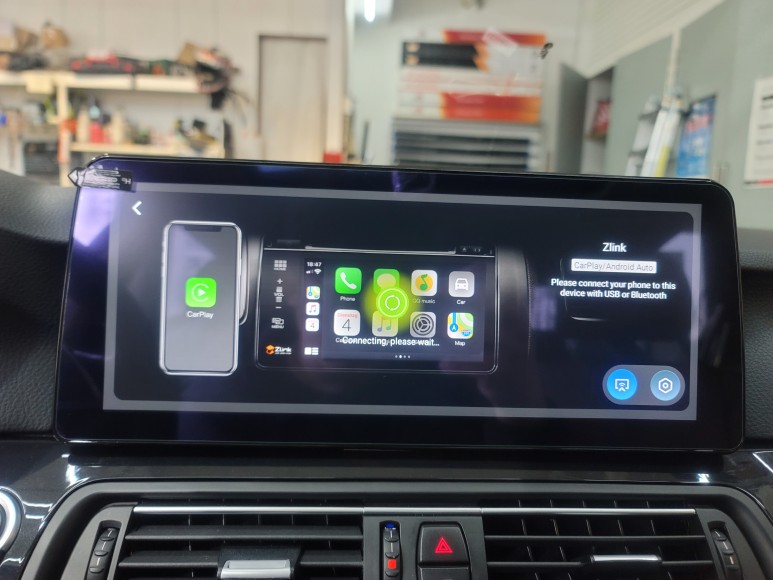 BMW F10 520d 안드로이드올인원 시공 / 구미, 대구