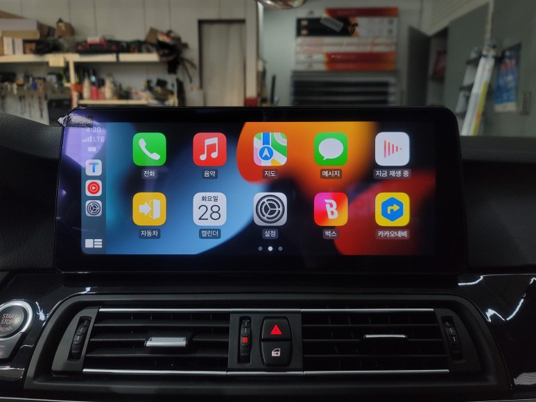 BMW F10 520d 안드로이드올인원 시공 / 구미, 대구