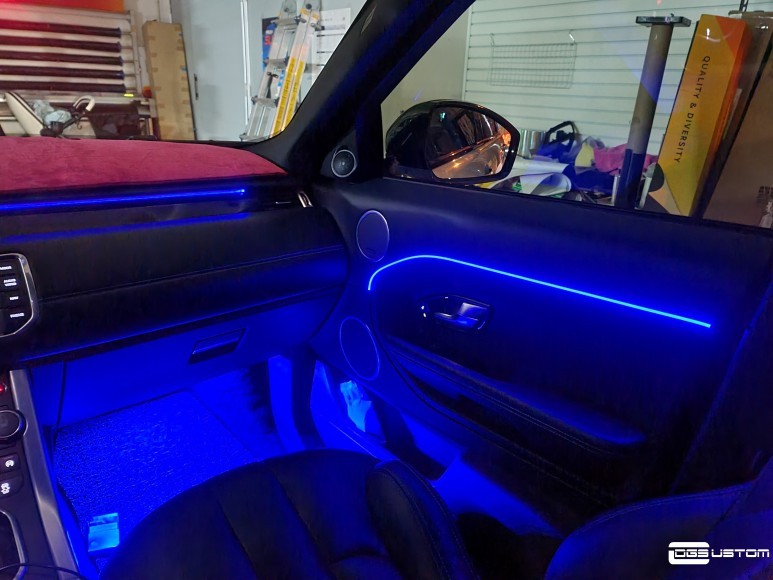 레인지로버 이보크 엠비언트 라이트 시공 By. 구미 디지나인커스텀 / 구미, 대구