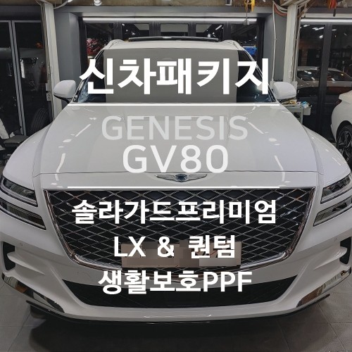 [GV80 *화이트] 솔라가드프리미엄 LX & 퀀텀 + PPF생활보호 / 서울 광진구, 중곡, 건대