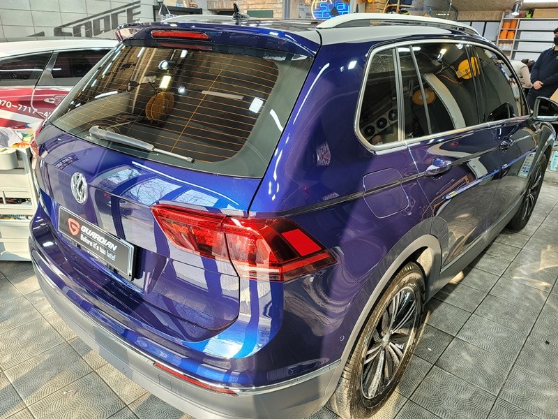 문콕 스트레스 해방! '가디언도어가드' 티구안X아틀란틱블루 12번 장착 / 서울 광진구, 중곡, 건대