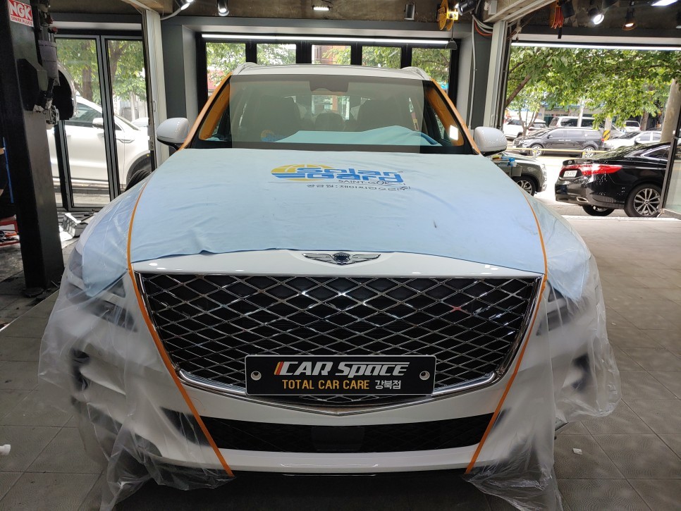 [GV80 *화이트] 솔라가드프리미엄 LX & 퀀텀 + PPF생활보호 / 서울 광진구, 중곡, 건대