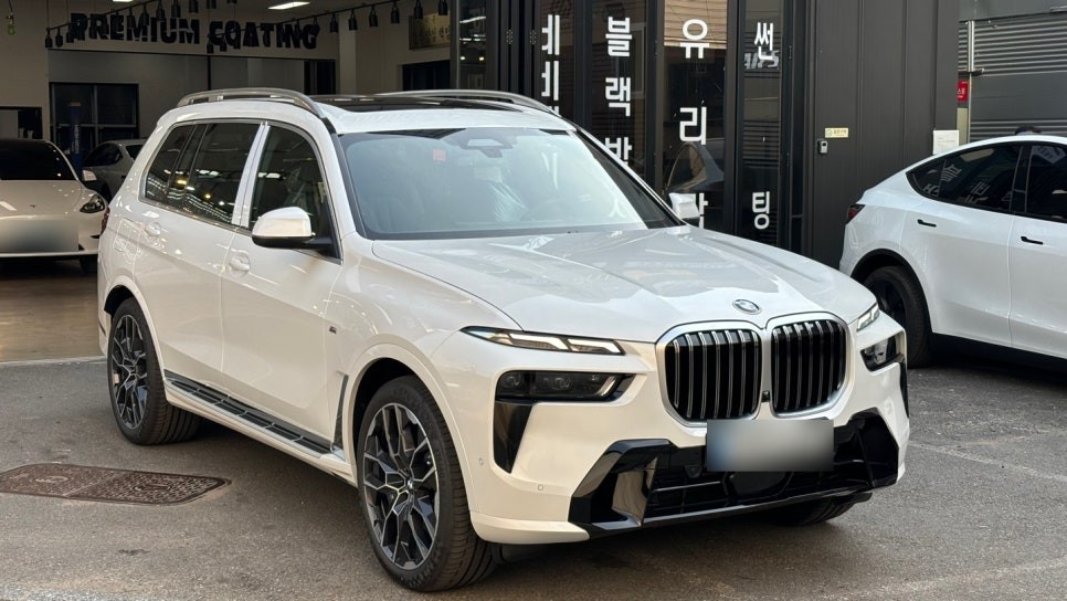 서울 / bmw X7 신차검수 중 사이드스텝 찍힘, 유리기스 발견! / 서울 구로 영등포 / 강서.구로.금천.양천.영등포