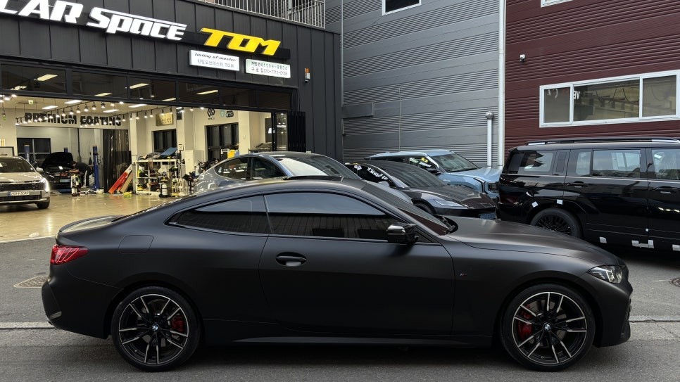 BMW 4시리즈 무광 블랙 전체 PPF, 랩핑 말고 컬러PPF를 선택한 이유 / 서울 구로 영등포