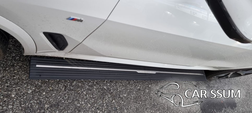 [BMW 악세사리 튜닝] X5 전동 사이드스텝 발판 에스스텝 설치 후기 (울산에서 광주까지 오신 고객님)