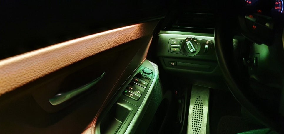 BMW 6시리즈  가변 엠비언트  실내LED튜닝으로 창원에서 분위기 업해보자!