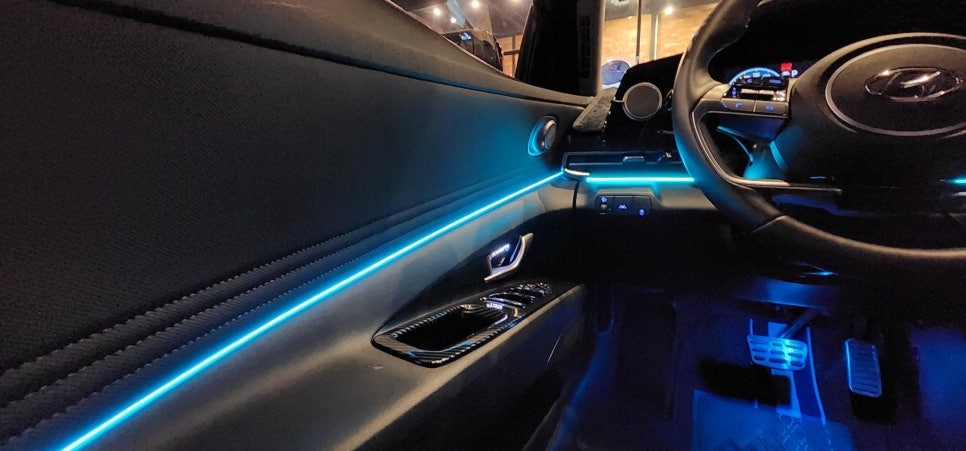 창원 아반테 CN7 N라인 실내 DMX 엠비언트 라이트 무드등 시공!