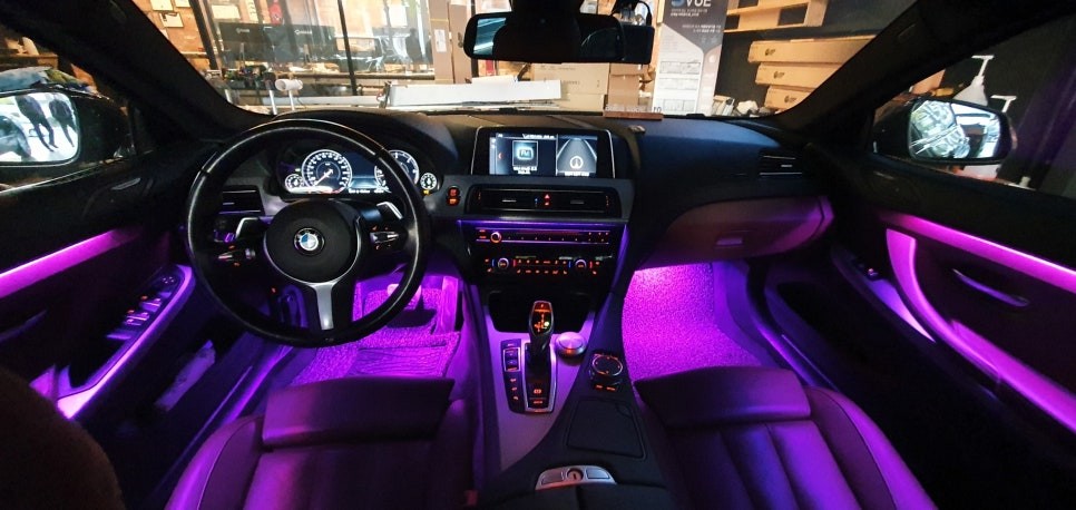 부산.울산.경남 / 창원 BMW 640D 6시리즈   실내 비노출 엠비언트 튜닝! 광량업 / 창원