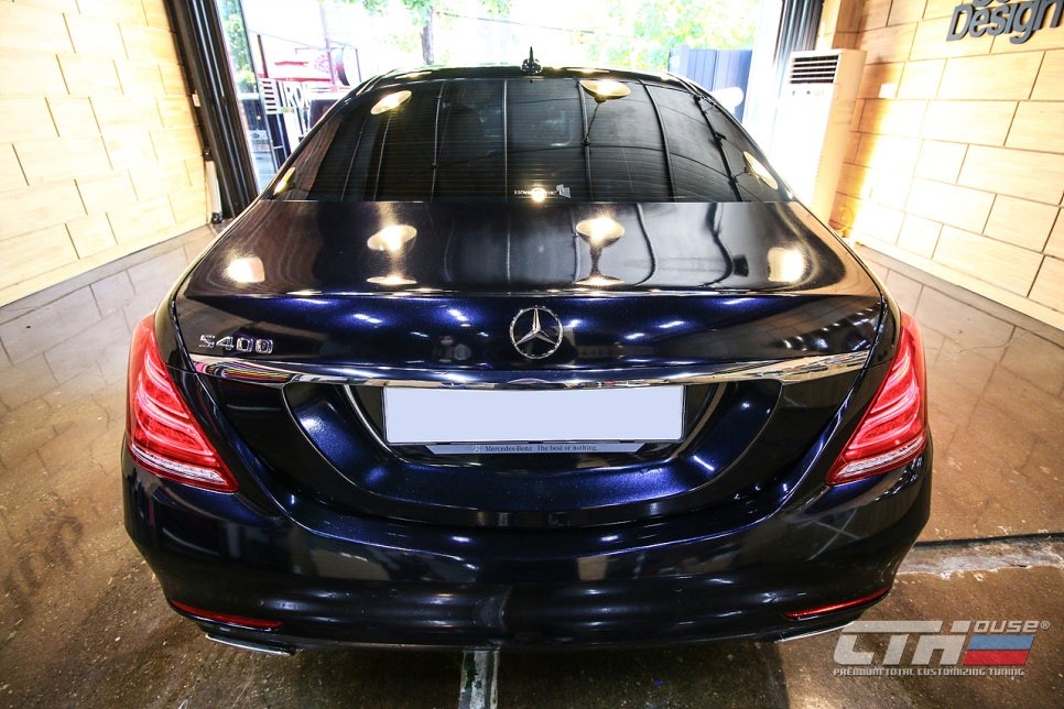 벤츠 S400 전체랩핑(wrapping) 작업