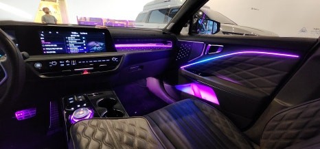 창원 기아 K8  실내 에이비클무빙엠비언트에 진심입니다!