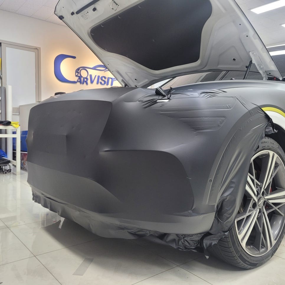 제네시스 GV80 쿠페 무광 블랙 전체랩핑으로 묵직하고 스포티하게 변신 / 하남 감일동