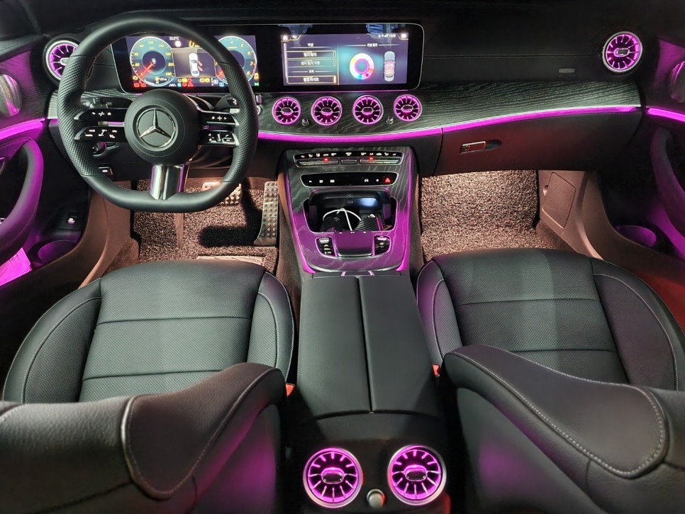 벤츠 E350(W213) 터빈 송풍구 엠비언트 라이트