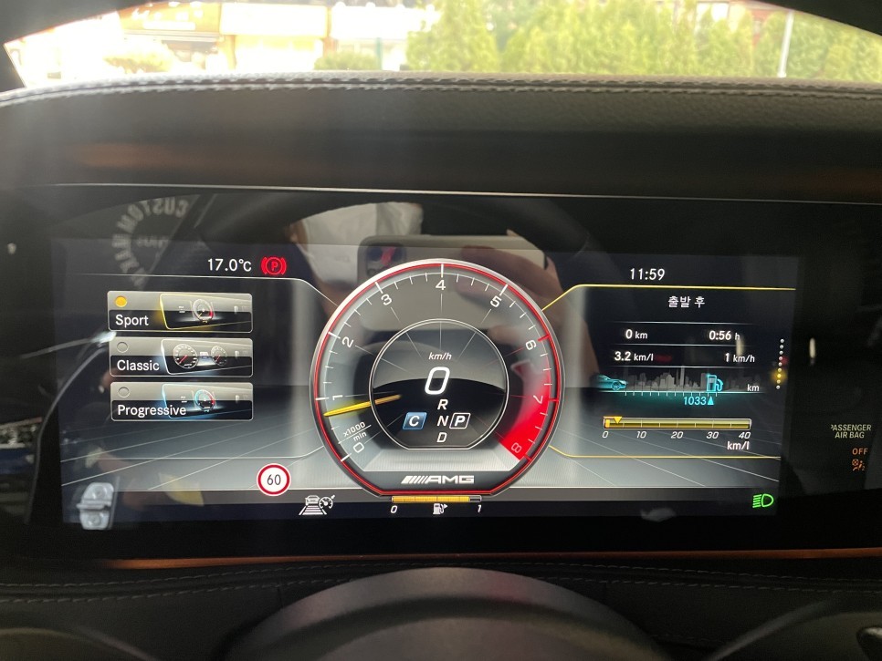 벤츠 S클래스(W222) 순정 AMG D컷 핸들 교체와 계기판 AMG 코딩