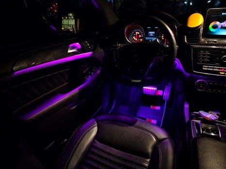 벤츠 GLE 쿠페 광량업 시공 (실내 분위기 맛집, 무드 등, 앰비언트 라이트 업그레이드, 벤츠 튜닝) / 수원 영통구