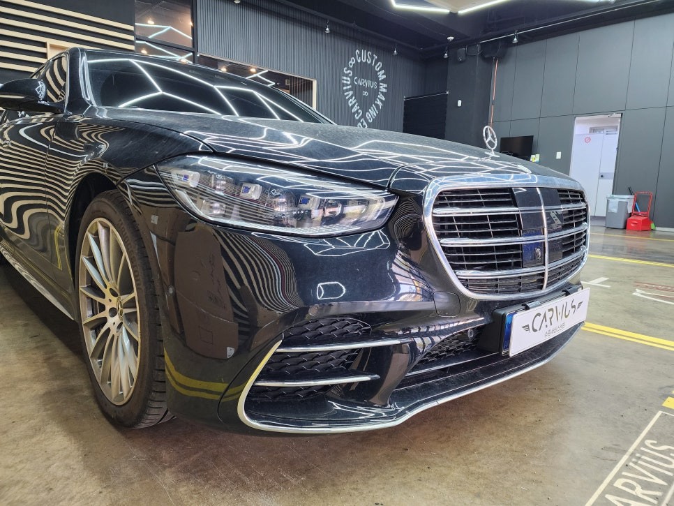 경기남부 / 벤츠 S클래스 S63AMG 컨버전 실버 패키지로 바디킷 튜닝 / 수원 영통구 / 수원.화성