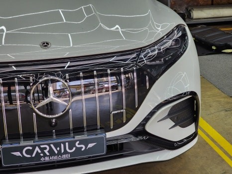 벤츠 SUV 전기차 EQS 세로 그릴 튜닝으로 외관 스타일 업그레이드! / 수원 영통구