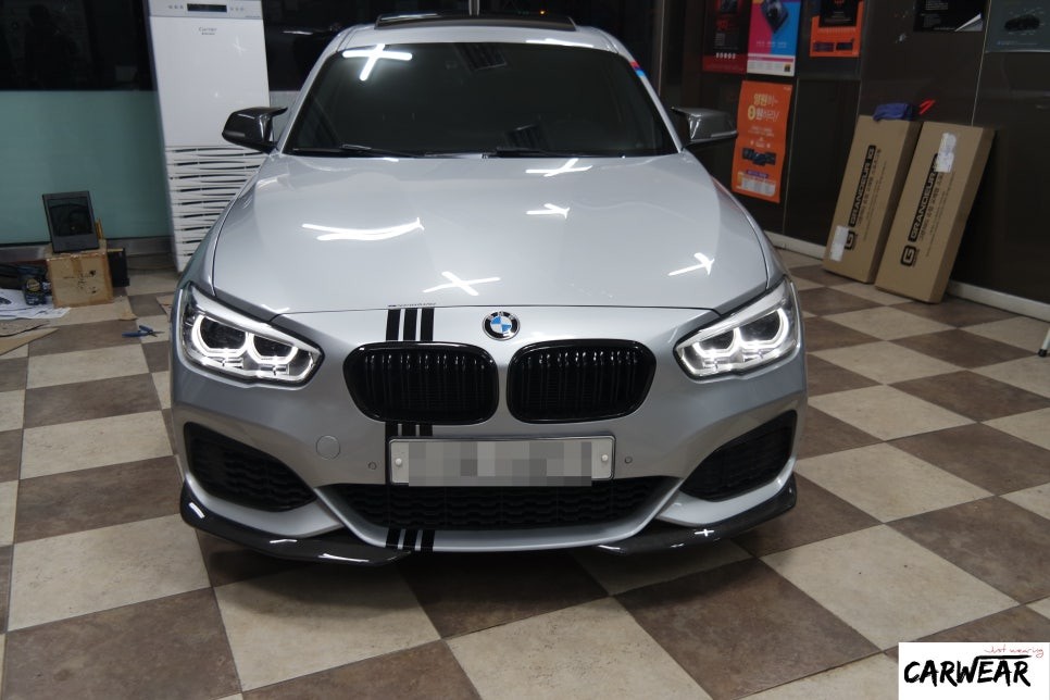 BMW F20 118D 카본 프론트립 장착해보기~ [청주튜닝샵] / 충북 청주 청원