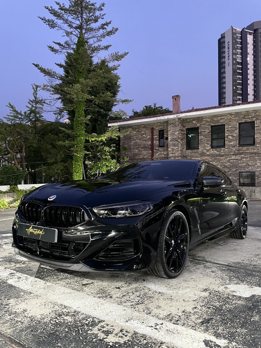 양재/판교 BMW850i 블랙ppf와 카본랩핑으로 간지차 만들기