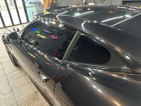 강남 양재동 크롬 죽이기, 재규어 F 타입 시공 / 강남구 역삼동