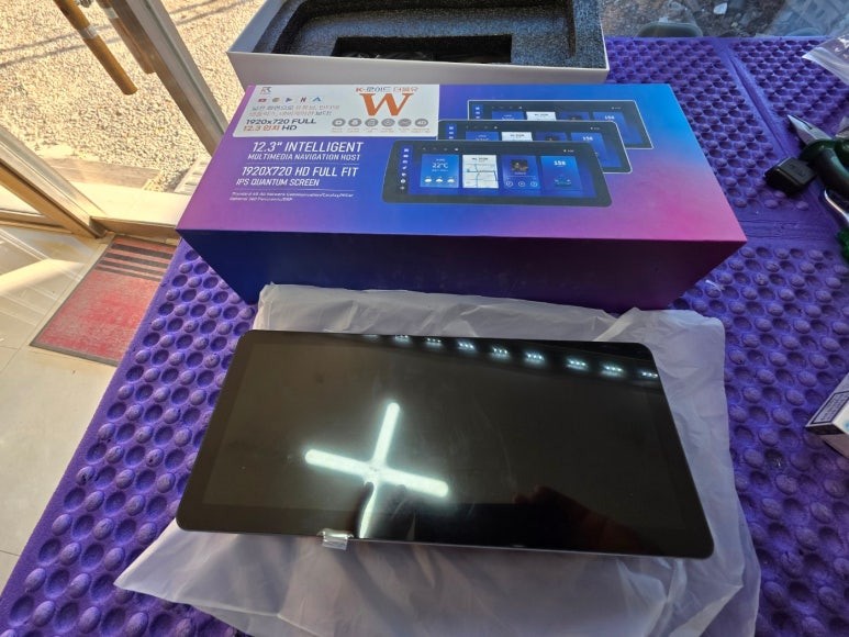 올뉴쏘렌토 안드로이드 올인원 12.3 인치 장착 기존사용하시던네비게이션도 보조로 장착해드렸습니다.#올뉴쏘렌토안드로이드#청주알리직구전문점 / 청주, 세종, 천안