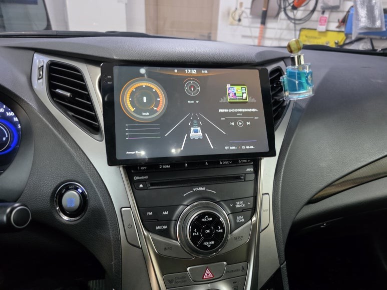 진천에서 방문해주신 그랜져HG 사제네비탈거후 안드로이드 올인원시공 공조기화면연동 순정디멘션연동작업 #그랜져HG안드로이드올인원#그랜져HG모니터교체#그랜져HG공조기연동 / 청주, 세종, 천안