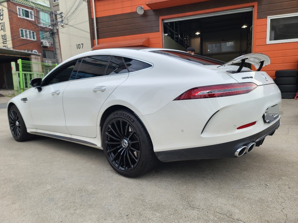 대구 휠도색-[벤츠AMG GT43 순정휠 블랙유광 색상 휠수리]휠복원/대구 자동차 휠