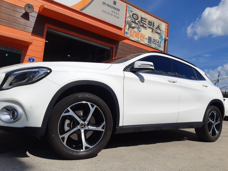 대구자동차휠수리-[벤츠GLA 순정휠 블랙다이아몬드컷팅투톤휠 휠복원]휠도색/대구 자동차 휠