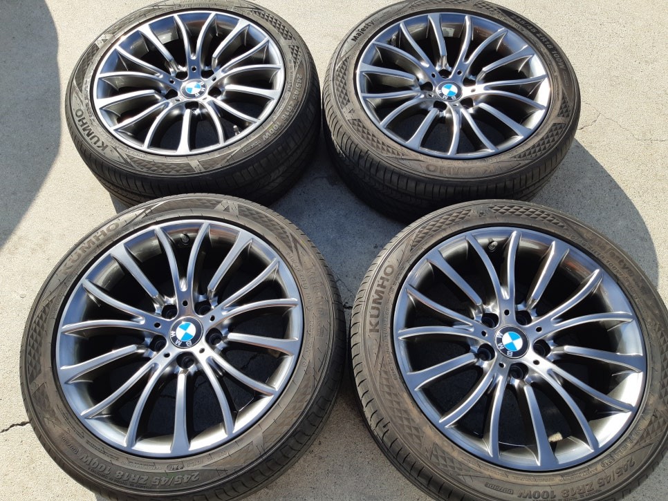 대구 자동차 휠수리-[BMW5시리즈 순정휠 고스트크롬 색상 휠도색]대구휠복원, 대구 자동차 휠 / 대구 동구 동호동