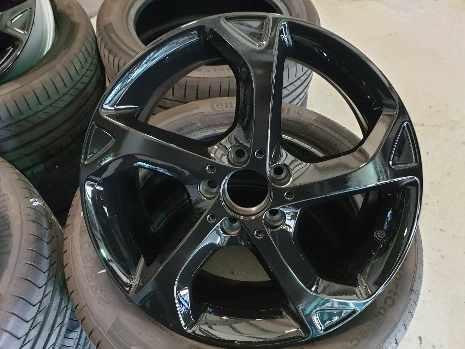 대구자동차휠수리-[벤츠GLA 순정휠 블랙다이아몬드컷팅투톤휠 휠복원]휠도색/대구 자동차 휠