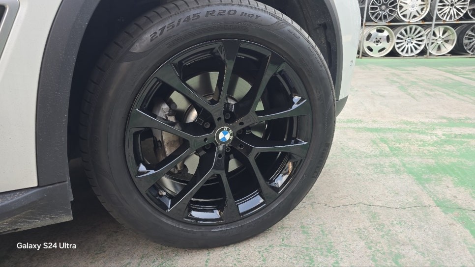 대구 자동차 휠복원 휠도색 휠수리 - [BMW X5 순정 20인치 블랙유광 휠복원] 대구 자동차 휠 / 대구 동구 동호동