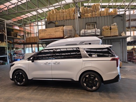 카니발 하이브리드 루프박스 피크 일체형 설치 / 시흥, 매화, 은