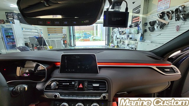 제네시스G70 엠비언트 대구에서 상단형 매립이된다꼬??머선일이고~ / 대구,구미