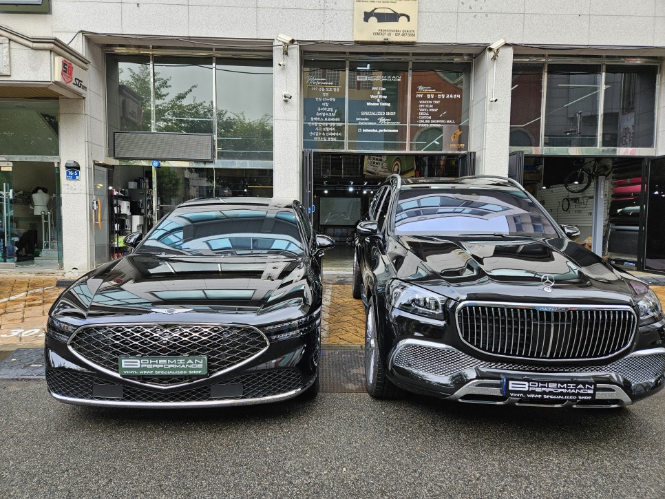 블락포디 스카이블루 썬팅 색깔 살펴보기 모음 및 스팩 / 벤츠 GLS, 제니시스 G90, 기아 레이 / 안산,시흥,화성