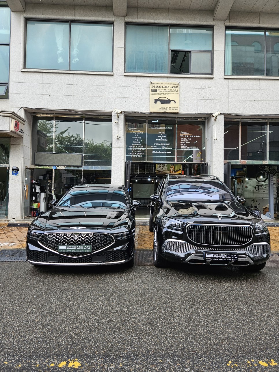 블락포디 스카이블루 썬팅 색깔 살펴보기 모음 및 스팩 / 벤츠 GLS, 제니시스 G90, 기아 레이 / 안산,시흥,화성