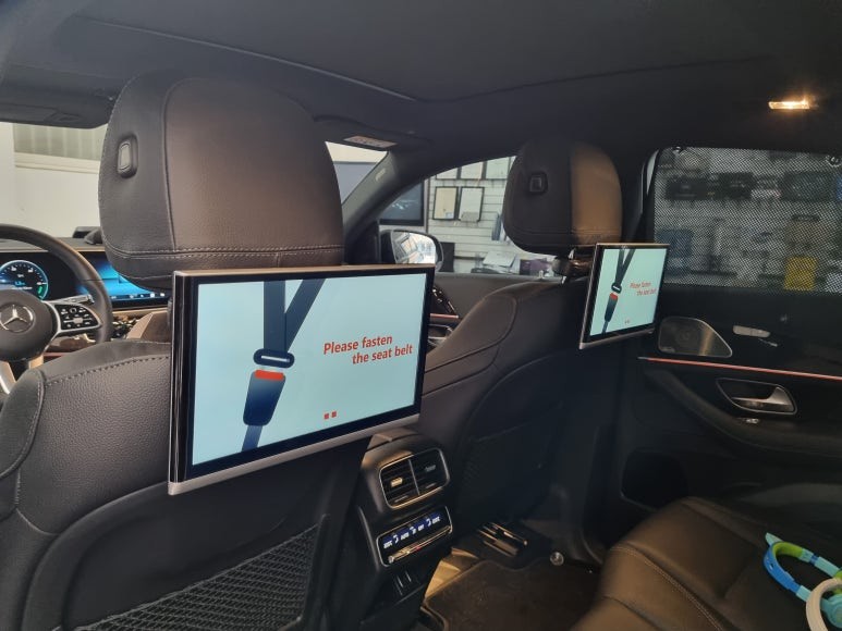 GLE400D 안드로이드 리어모니터 천안 아산 평택 청주 세종 튜닝바이해리