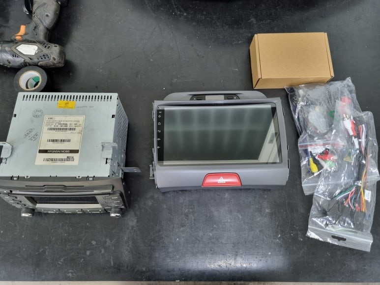 스포티지R 안드로이드올인원 카나로X플러스 AHD후방카메라 천안 아산 평택 청주 세종 튜닝바이해리